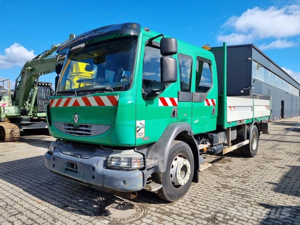 Renault Midlum 220.15 DCI / Ladebühne / Doka Camiones de cama baja