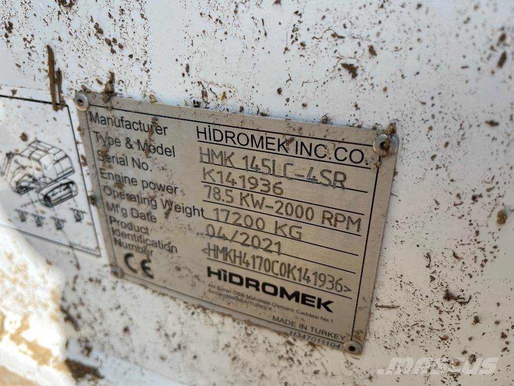 Hidromek HMK 140 LC H4 Koparki gąsienicowe