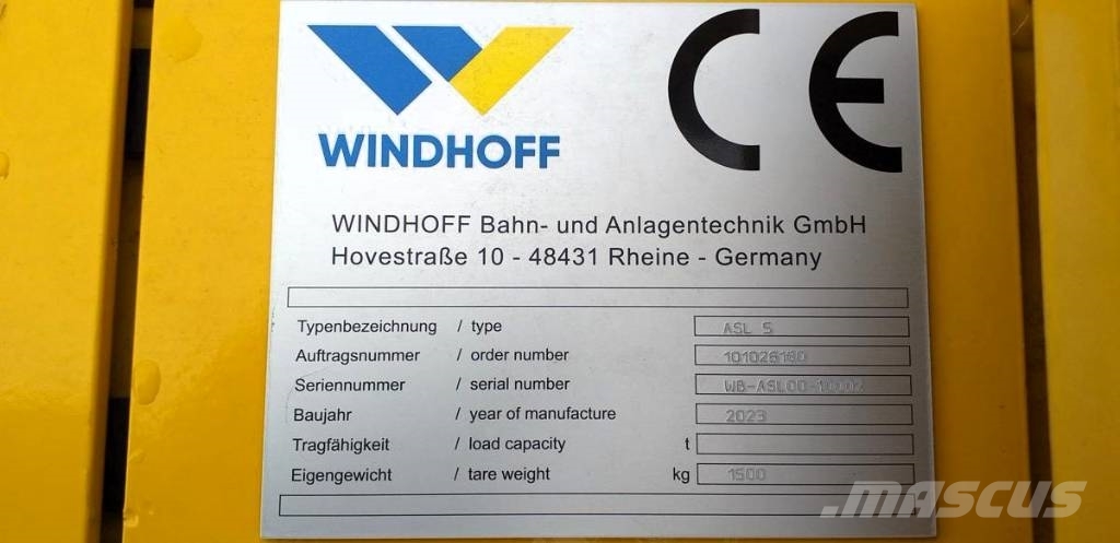 Windhoff Chwytak do podkładów | Sleeper grab | Rail Обладнання для залізних доріг
