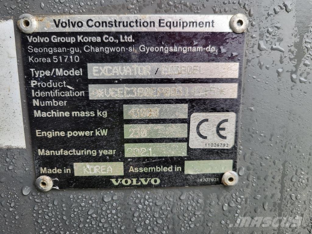Volvo EC380EL Beltegraver