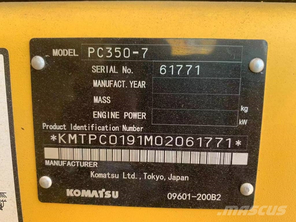 Komatsu PC 350-7 Escavadeiras de esteiras
