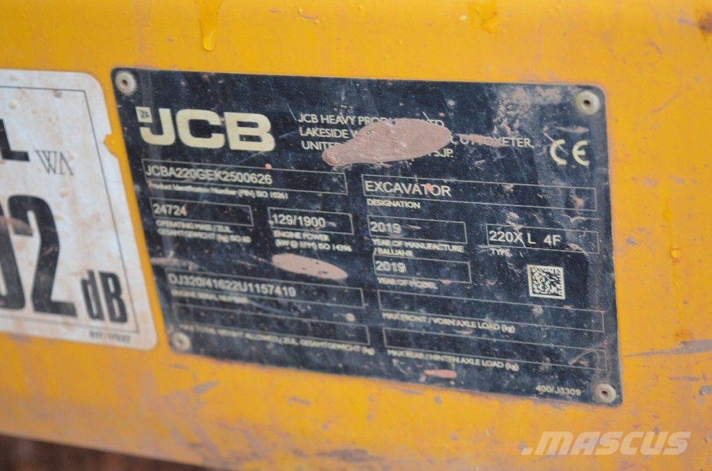 JCB 220 XL 4F Excavadoras sobre orugas
