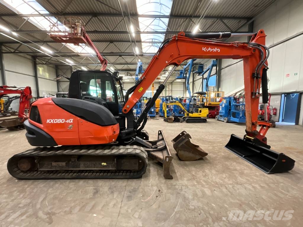 Kubota KX 080-4 A Közepes (midi) kotrók 7 t - 12 t