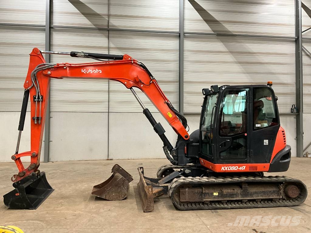 Kubota KX 080-4 A Közepes (midi) kotrók 7 t - 12 t