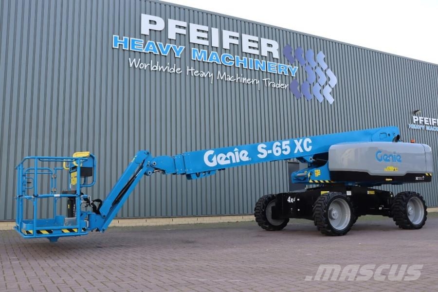 Genie S65XC Valid inspection, *Guarantee! Diesel, 4x4 Dr Teleskopik personel platformları