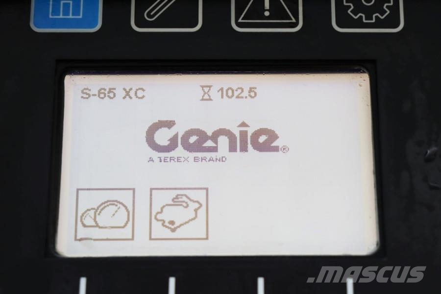 Genie S65XC Valid inspection, *Guarantee! Diesel, 4x4 Dr Teleskopik personel platformları
