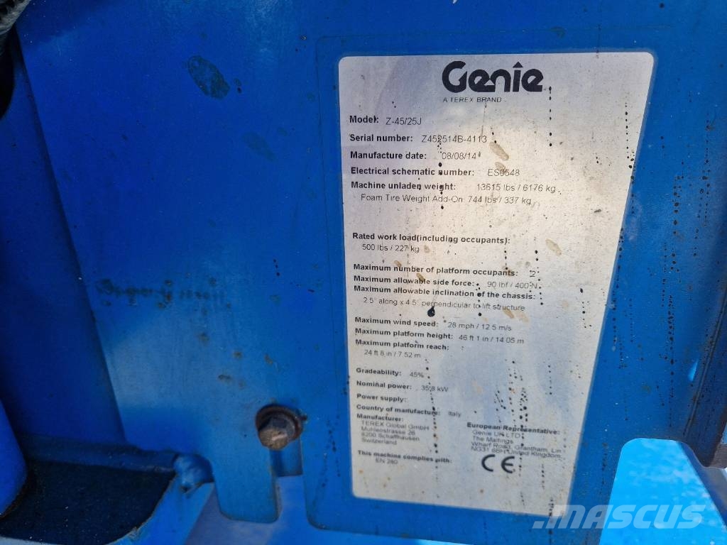 Genie Z 45/25 jak JLG 450 AJ RZ136 Podnośniki przegubowe