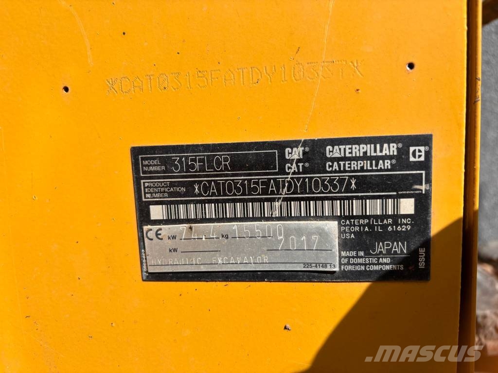 CAT 315 FLCR Bagri goseničarji