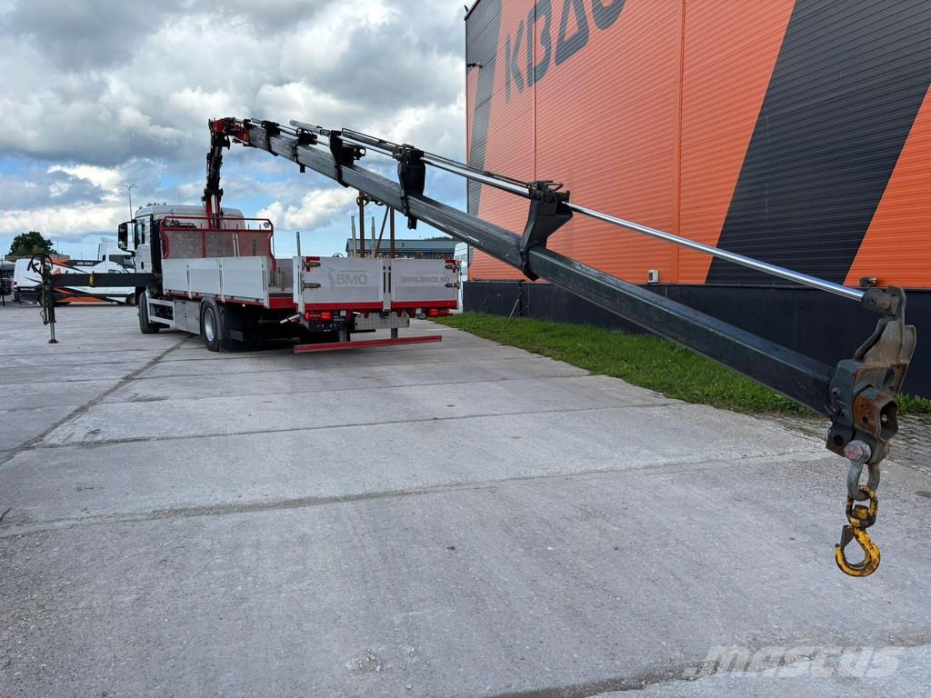MAN TGS 18.420 4X4 COPMA 220.6 / PLATFORM L=6384 mm Camioane cu macara