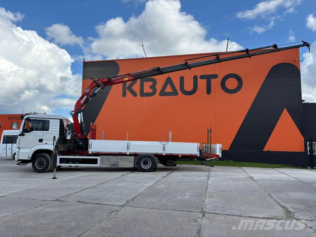 MAN TGS 18.420 4X4 COPMA 220.6 / PLATFORM L=6384 mm Camioane cu macara