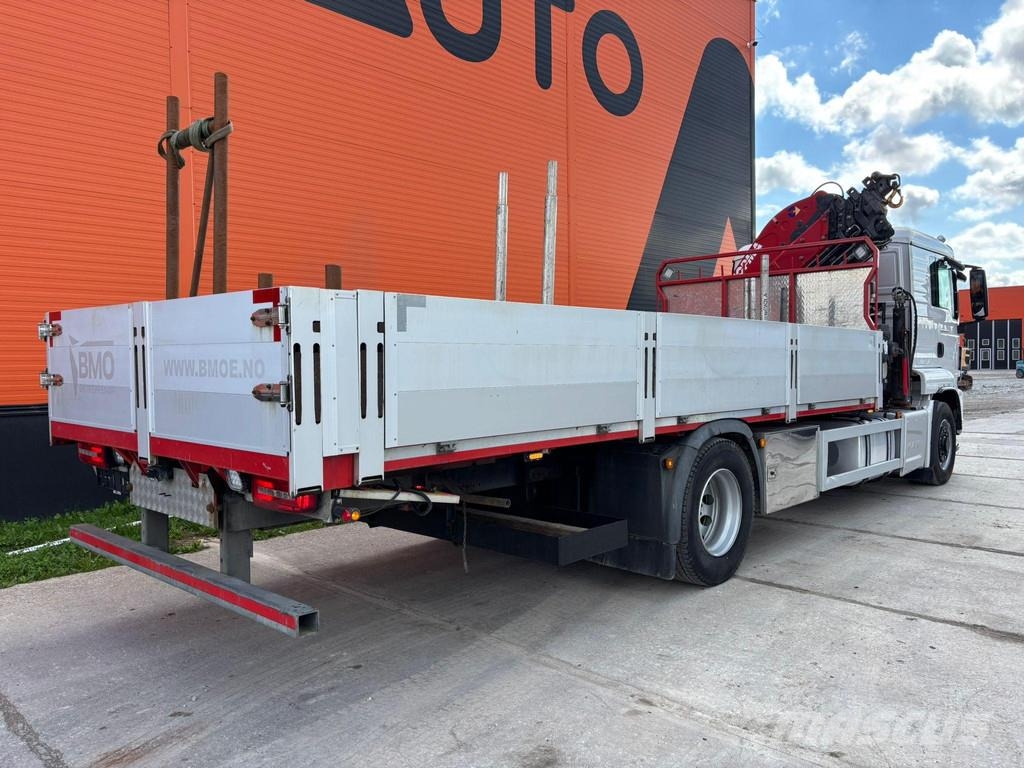 MAN TGS 18.420 4X4 COPMA 220.6 / PLATFORM L=6384 mm Camioane cu macara
