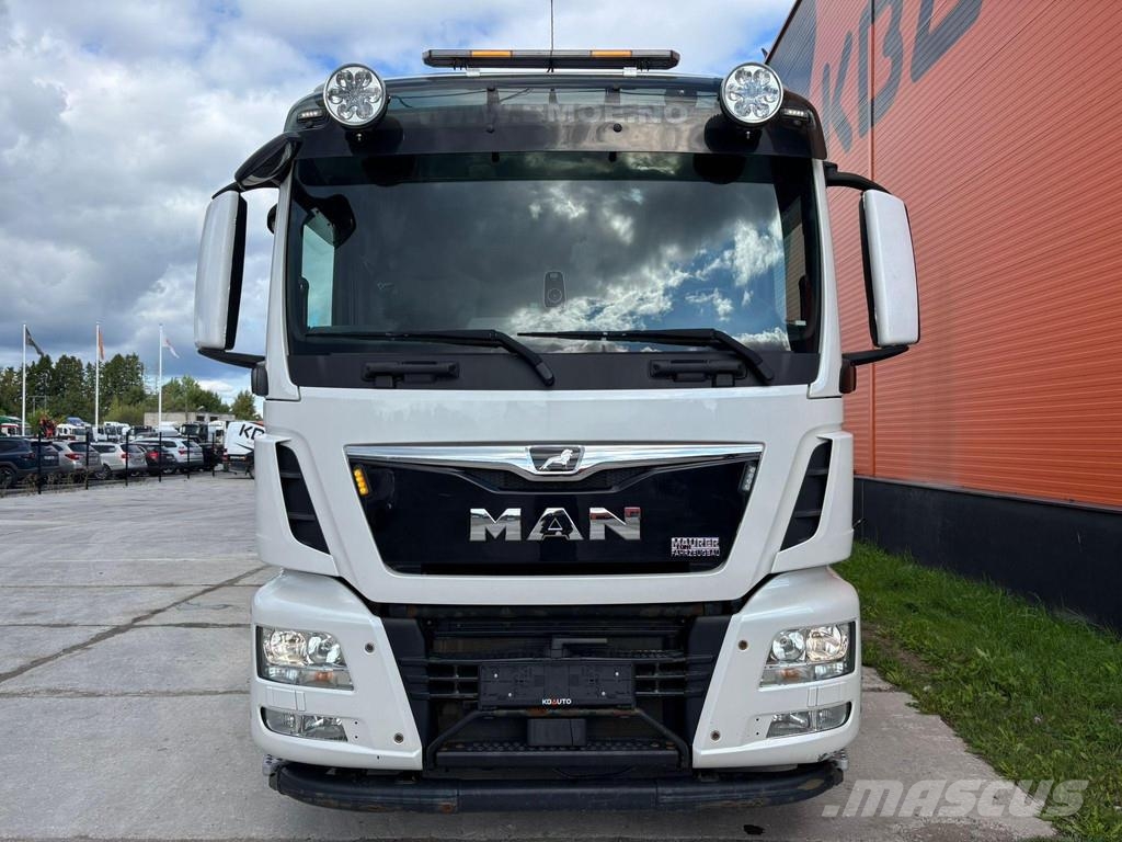 MAN TGS 18.420 4X4 COPMA 220.6 / PLATFORM L=6384 mm Camioane cu macara