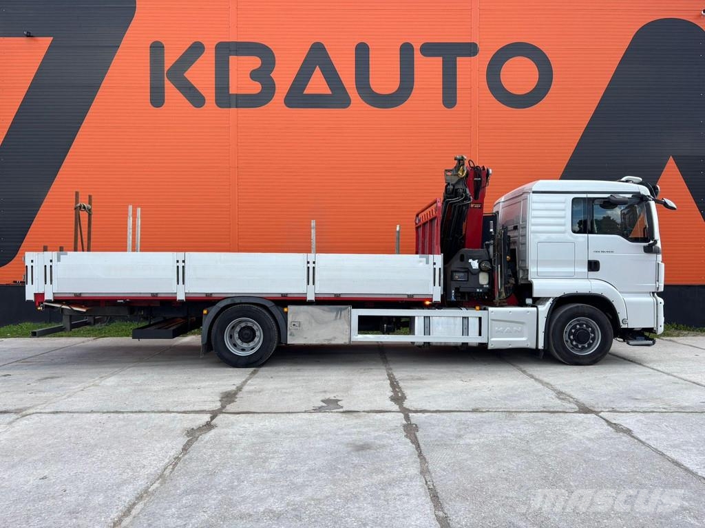 MAN TGS 18.420 4X4 COPMA 220.6 / PLATFORM L=6384 mm Camioane cu macara