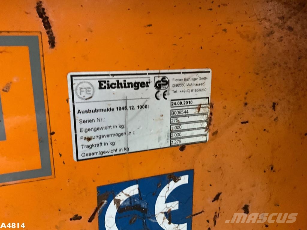 Eichinger kiepbak 1m³ Speciale containers