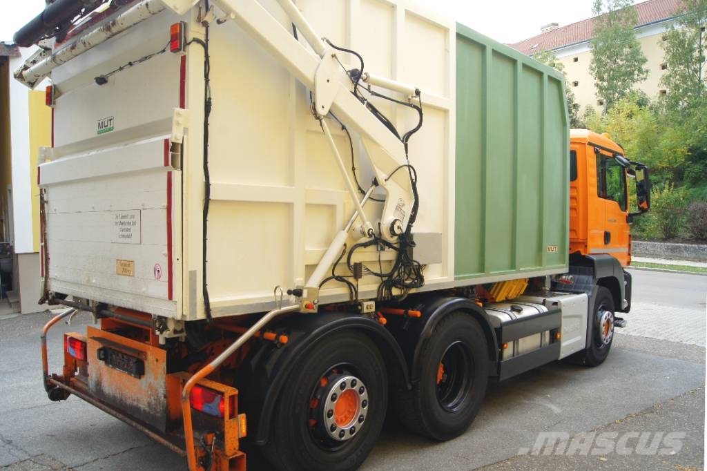 MAN TGS 26.320 BL 6x2-2/ MUT Glassammelwagen/Euro 6 شاحنات المخلفات