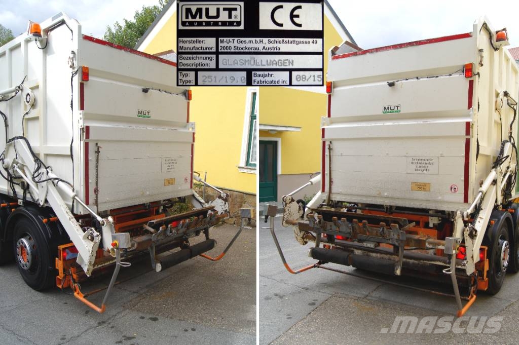 MAN TGS 26.320 BL 6x2-2/ MUT Glassammelwagen/Euro 6 شاحنات المخلفات