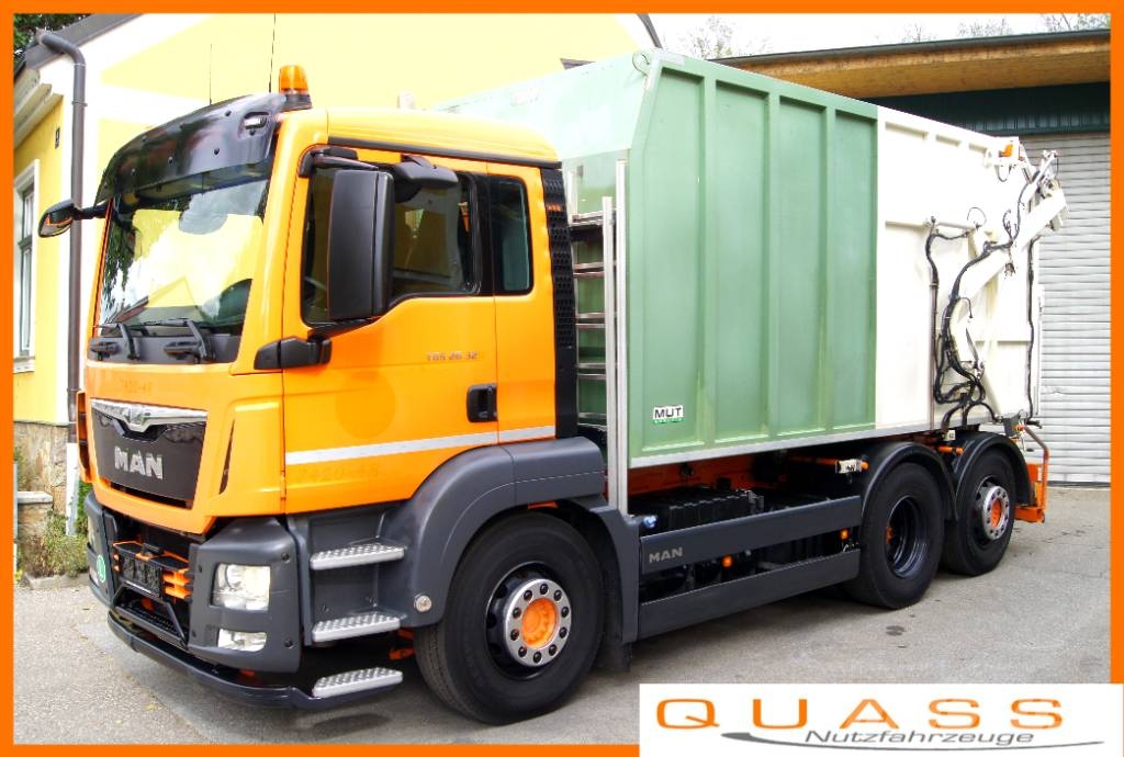 MAN TGS 26.320 BL 6x2-2/ MUT Glassammelwagen/Euro 6 شاحنات المخلفات