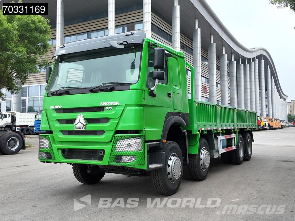 Sinotruk HOWO 371 8X4 Refurbished! 80T Full Steel Manual Ai Platte bakwagens