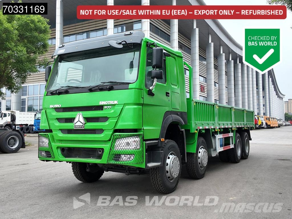 Sinotruk HOWO 371 8X4 Refurbished! 80T Full Steel Manual Ai Platte bakwagens