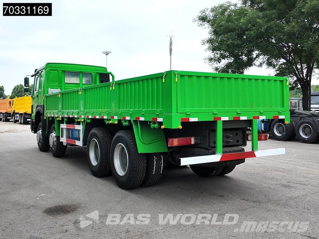 Sinotruk HOWO 371 8X4 Refurbished! 80T Full Steel Manual Ai Platte bakwagens