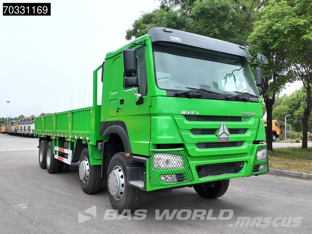 Sinotruk HOWO 371 8X4 Refurbished! 80T Full Steel Manual Ai Platte bakwagens
