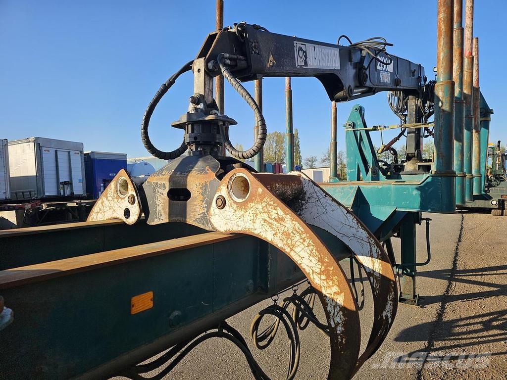 Leonet TB 18 - WOOD TRAILER WITH CRANE - BPW DRUM Timber semi-trailers
