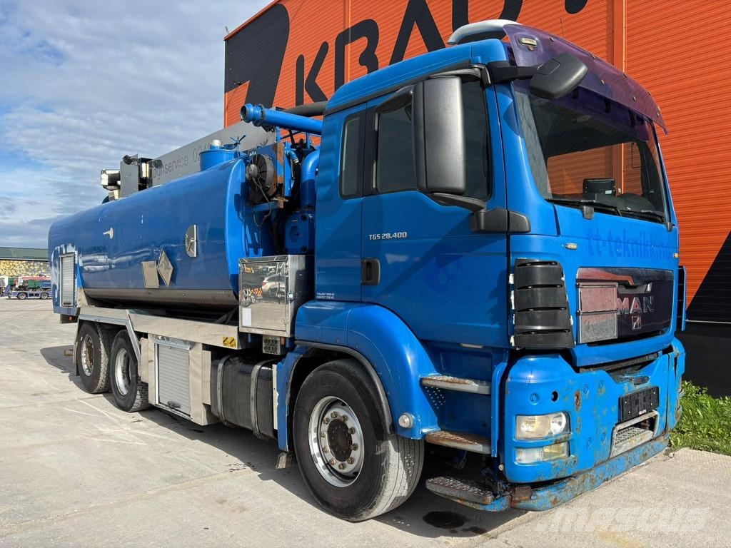 MAN TGS 28.400 6x2*4 Korp&Son stainless ADR tank 8000 Комбі/Вакуумні вантажівки
