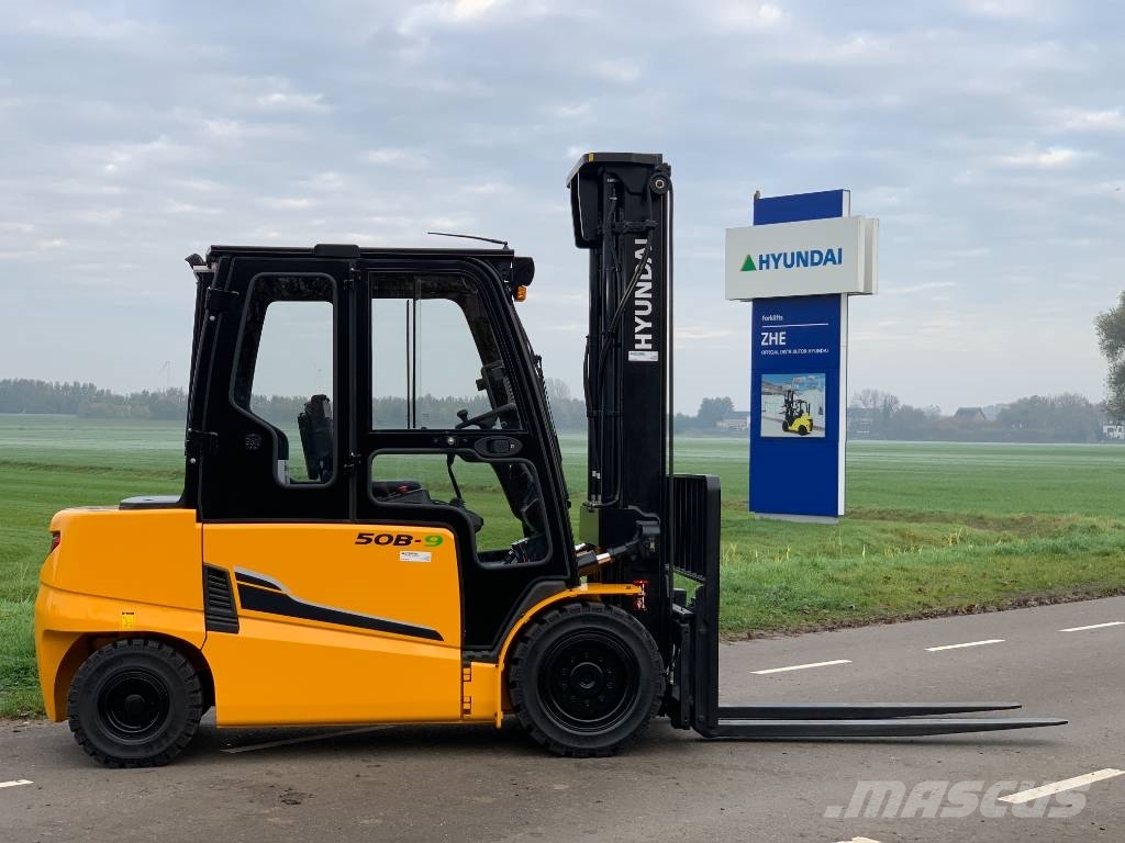 Hyundai vorkheftrucks heftrucks stapelaars palletwagens ni Iné