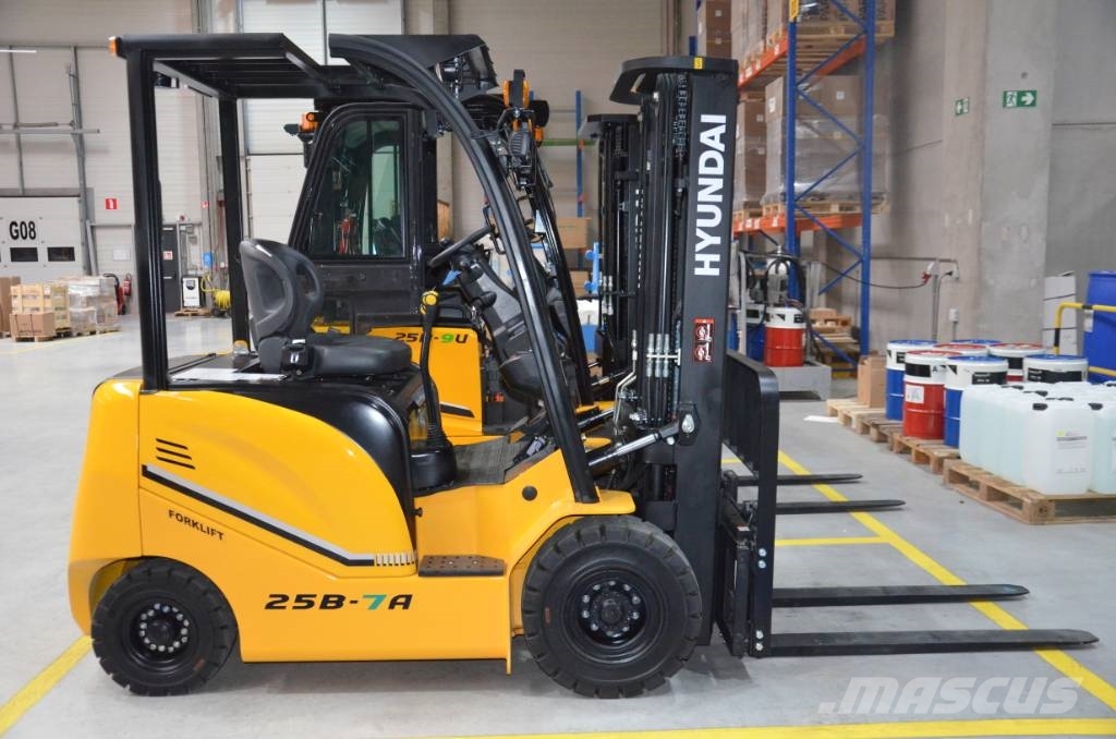 Hyundai vorkheftrucks heftrucks stapelaars palletwagens ni Iné