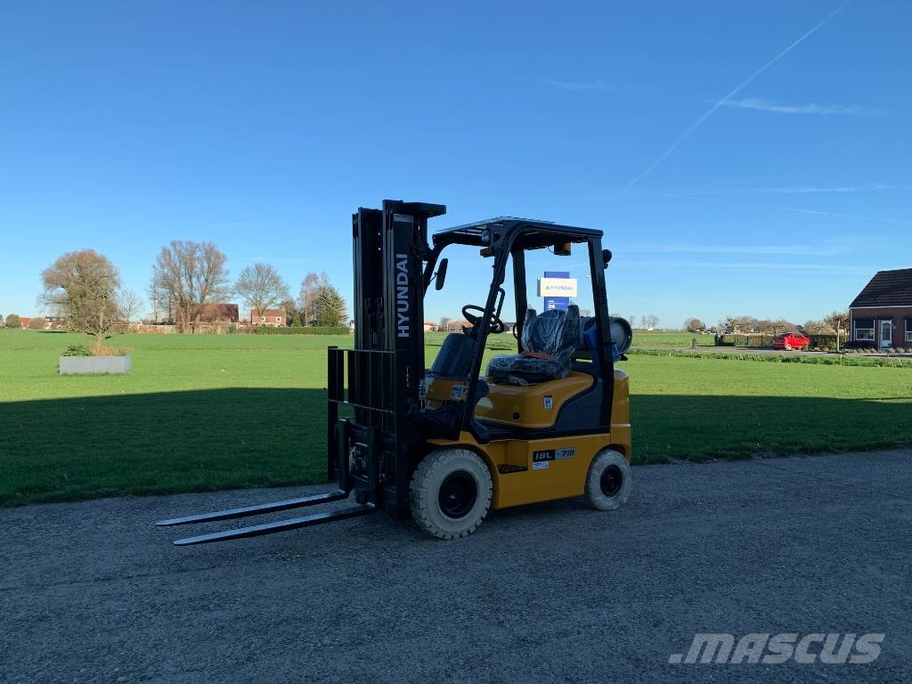 Hyundai vorkheftrucks heftrucks stapelaars palletwagens ni Iné
