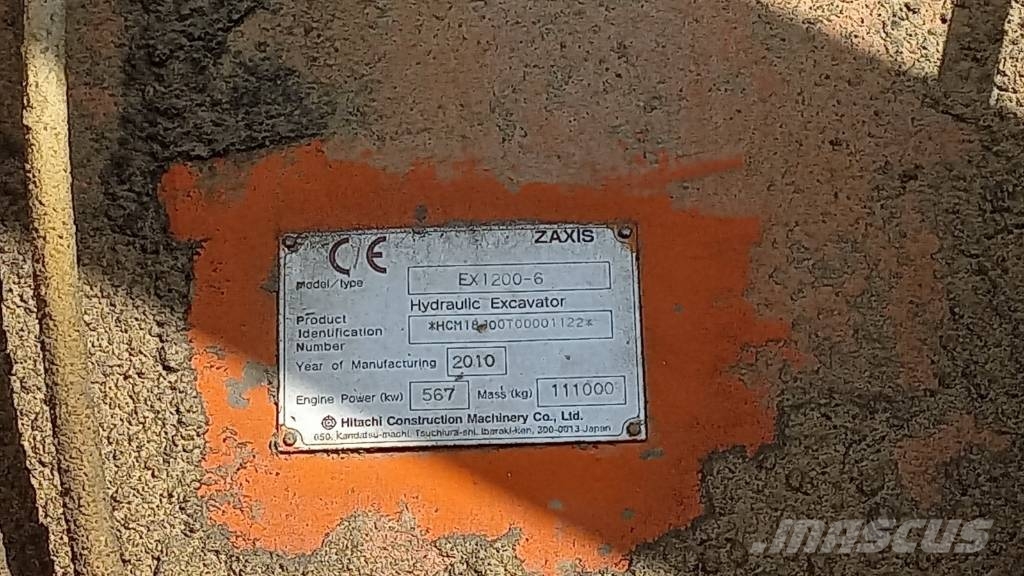 Hitachi EX 1200-6 Escavadeiras de esteiras