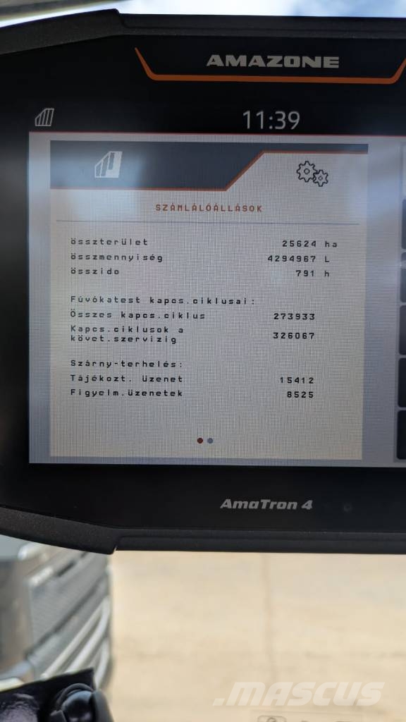 Amazone UX 4201 Super Hinattavat ruiskut