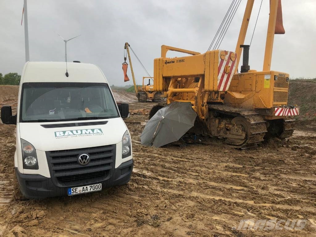Komatsu D 355 C 22x Rohrleger Pipelayer MIETE / RENTAL Putkenlaskijat