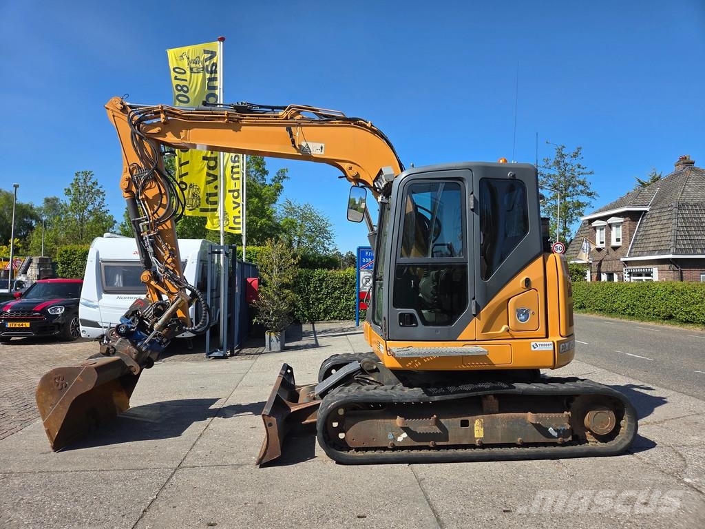 CASE CX75C SR met draai/kantelstuk Minibagger < 7t