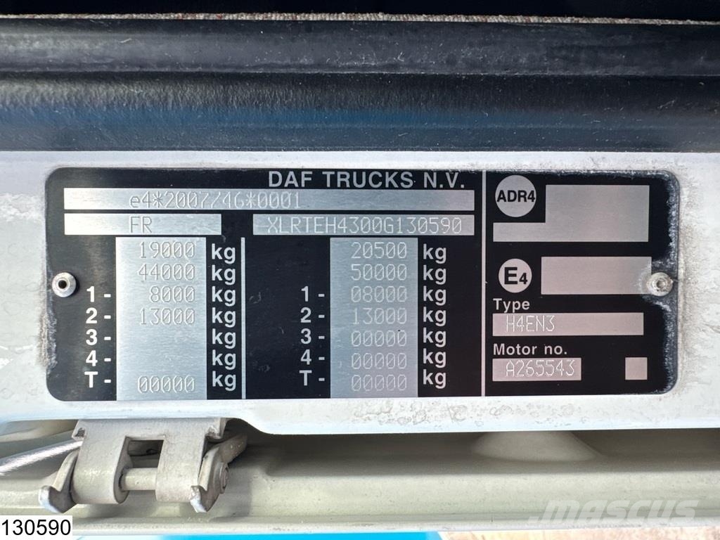 DAF XF 510 EURO 6, acc, retarder Sattelzugmaschinen