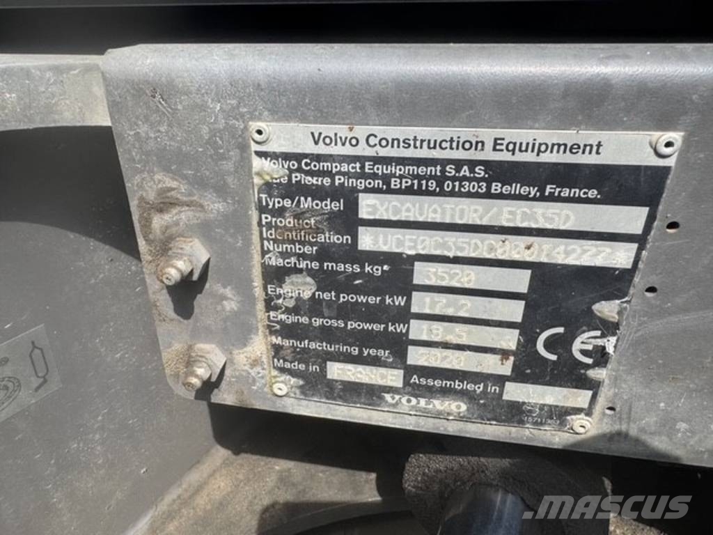 Volvo EC 35 D Miniexcavadoras