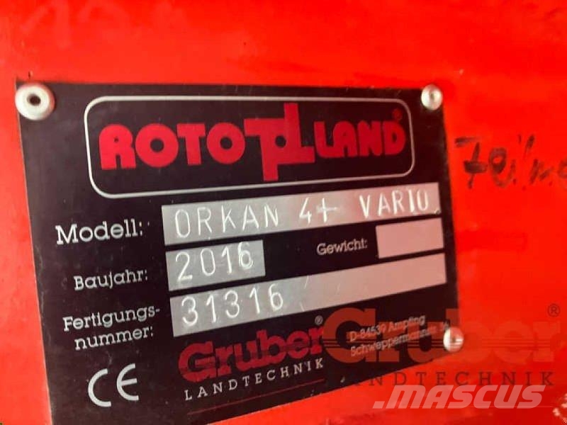 Rotoland Orkan 5 Vario Other farming machines