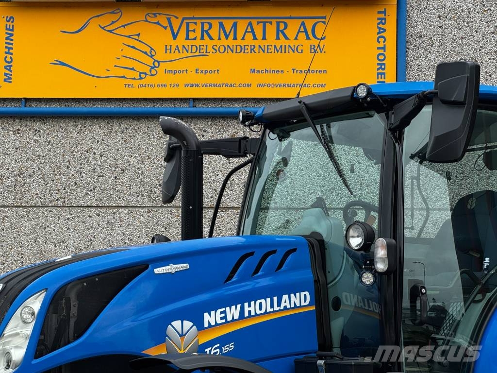 New Holland T6.155AC, frontlinkage, 2091 hours, 2021!! Tractoren