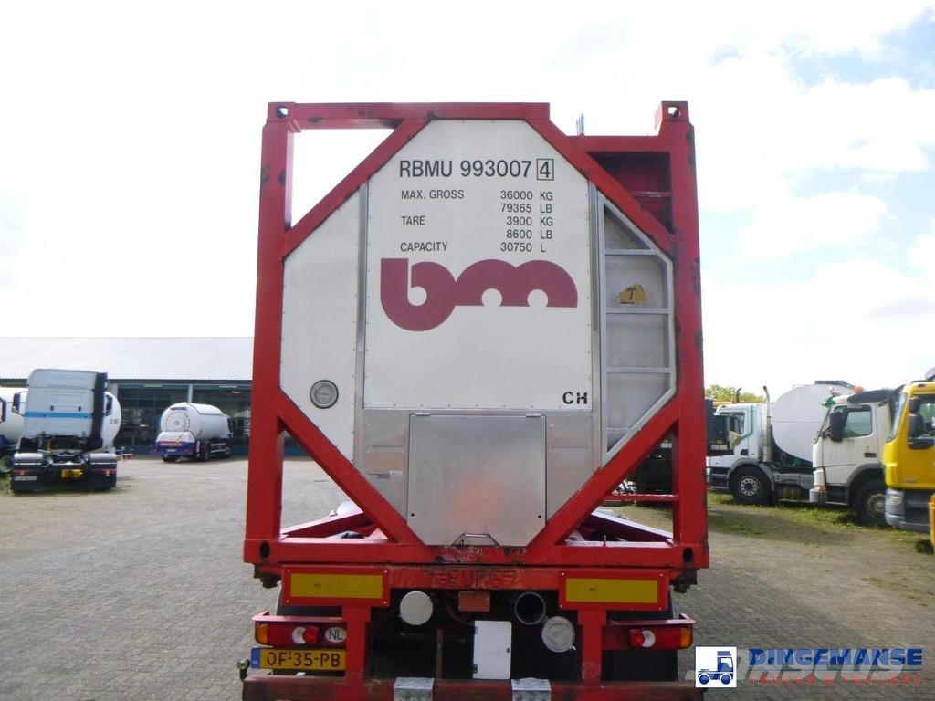 HOLVRIEKA Food tank container inox 30.7 m3 / 1 com Kontenery cysterny