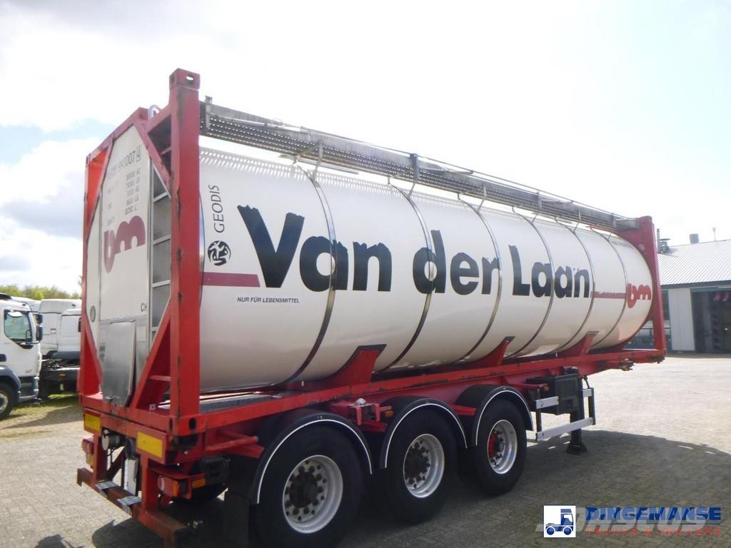 HOLVRIEKA Food tank container inox 30.7 m3 / 1 com Kontenery cysterny