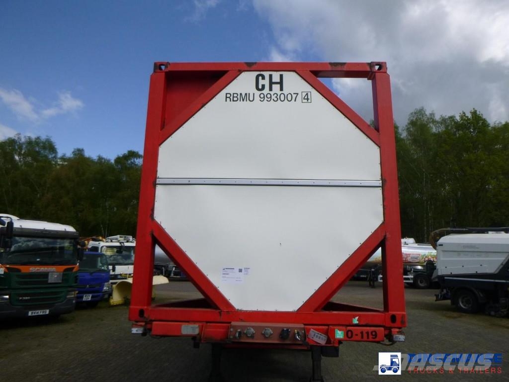 HOLVRIEKA Food tank container inox 30.7 m3 / 1 com Kontenery cysterny
