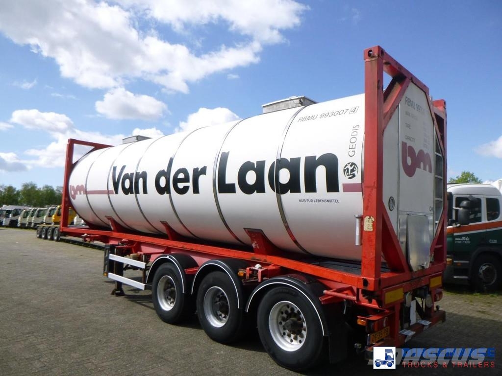 HOLVRIEKA Food tank container inox 30.7 m3 / 1 com Kontenery cysterny
