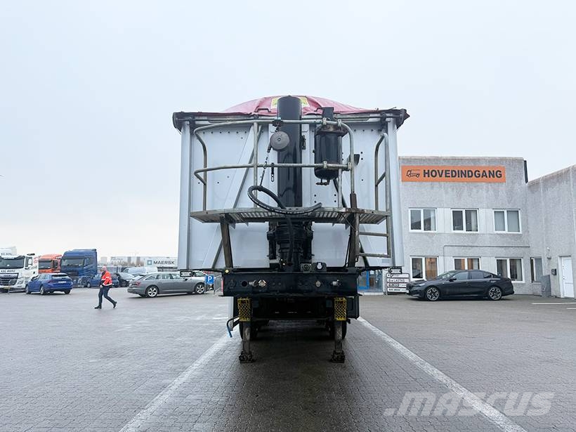 HK TIPPER Tipper / Alukastenmulde Kipper 40 m3 نصف مقطورات قلابة