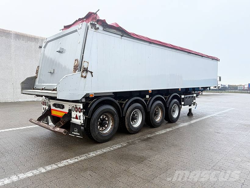 HK TIPPER Tipper / Alukastenmulde Kipper 40 m3 نصف مقطورات قلابة