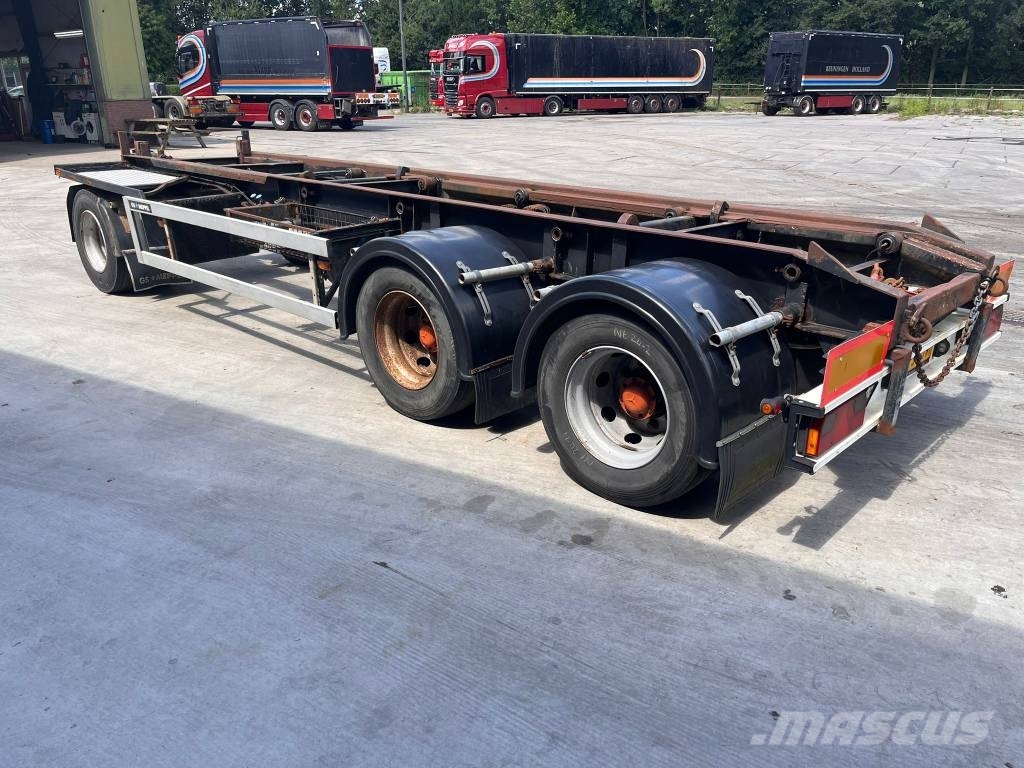 GS Meppel Container aanhanger Täyskonttiperävaunut