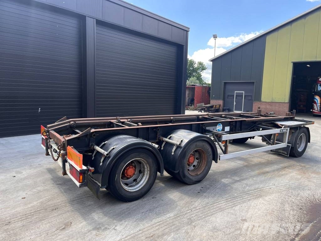 GS Meppel Container aanhanger Täyskonttiperävaunut