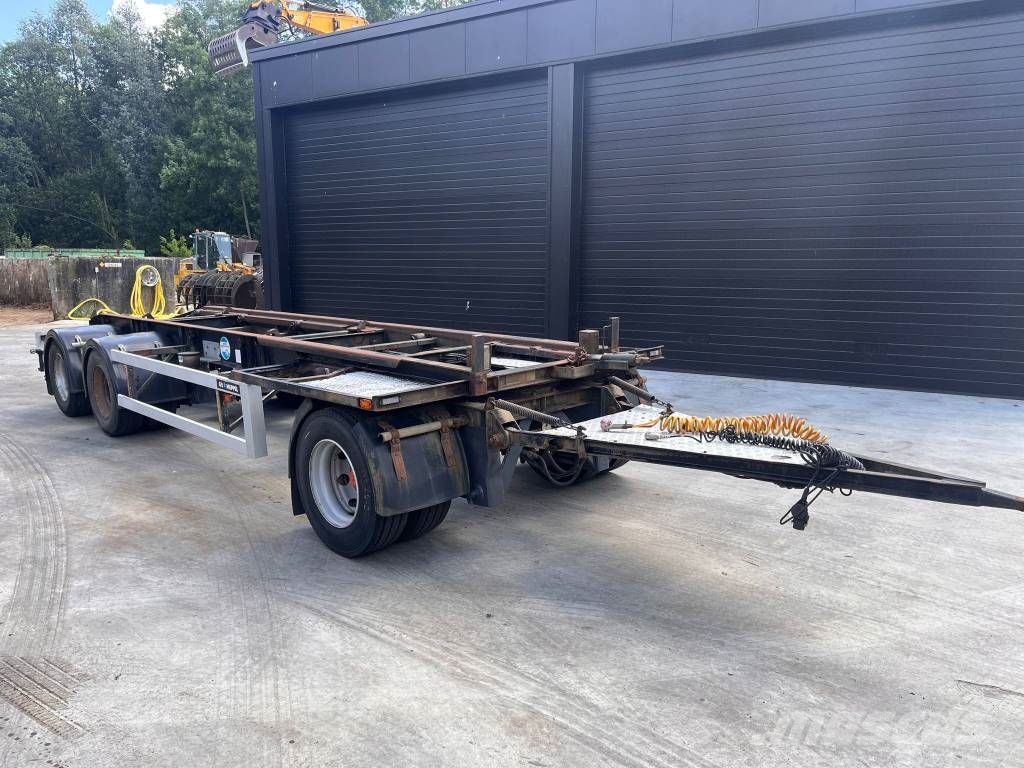 GS Meppel Container aanhanger Täyskonttiperävaunut