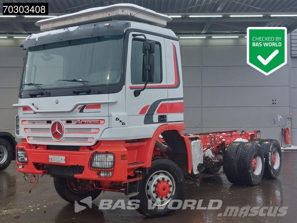 Mercedes-Benz Actros 3346 Actros 6X6 6x6 chassis Big-Axle Steel, 2005 ...