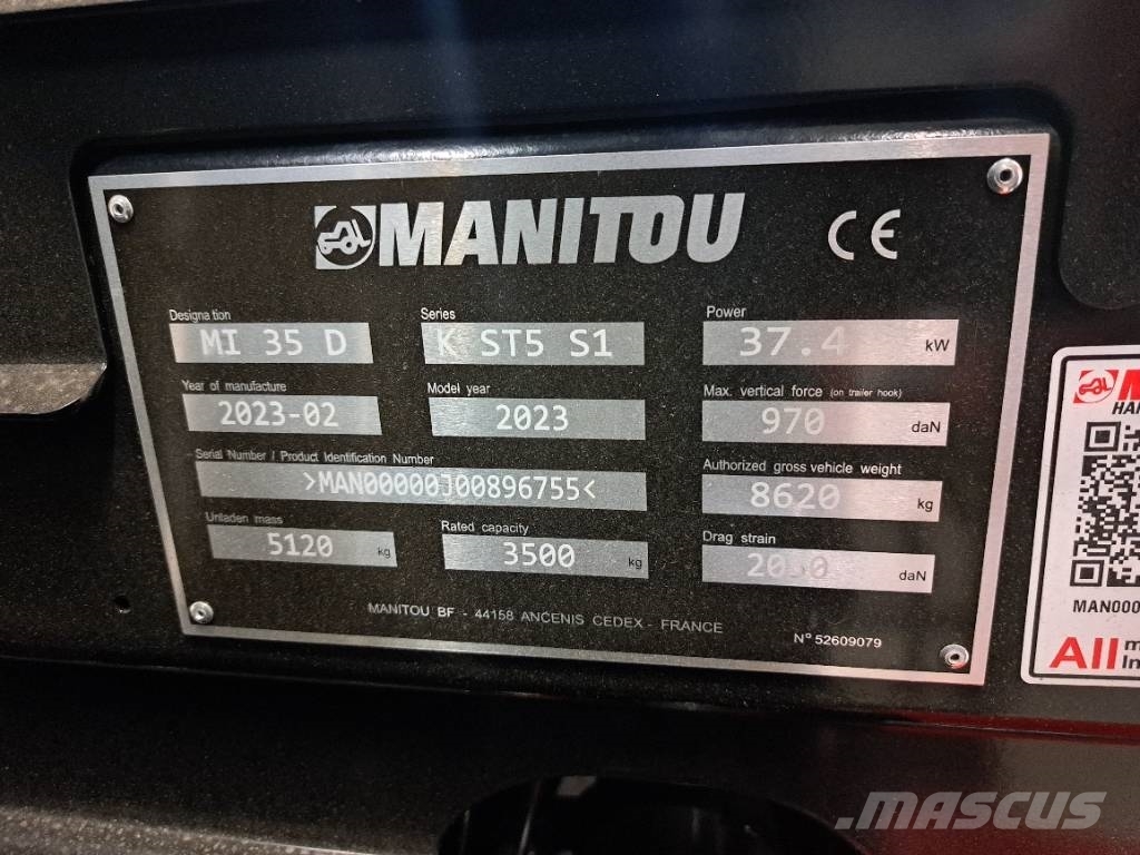 Manitou MI 35 D Dīzeļa autoiekrāvēji