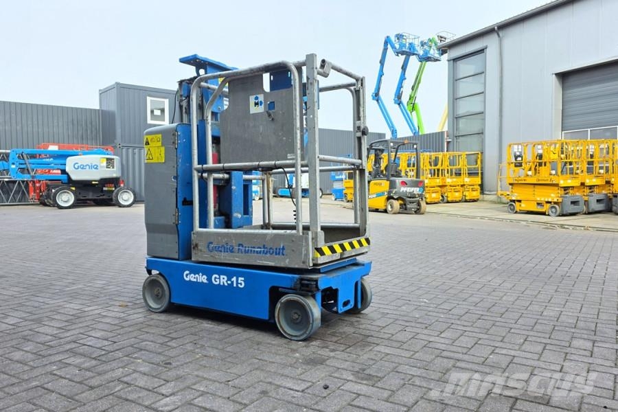 Genie GR15 Electric, 6.5m Working Height, 227kg Capacity Alkūniniai keltuvai